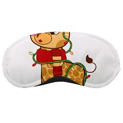 Giraffe T- Shirt Cute Giraffe T- Shirt Sleep Mask by ZUXUMI