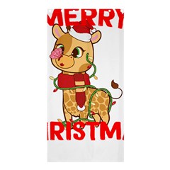 Giraffe T- Shirt Cute Giraffe T- Shirt Shower Curtain 36  X 72  (stall)  by ZUXUMI