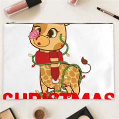 Giraffe T- Shirt Cute Giraffe T- Shirt Cosmetic Bag (xxl) by ZUXUMI