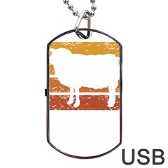 Bushcraft T- Shirt Bushcraft Wilderness Living T- Shirt Dog Tag Usb Flash (two Sides) by JamesGoode