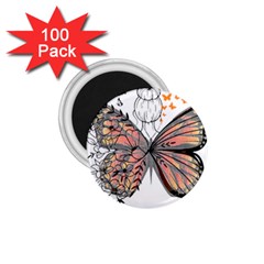 Butterflies T- Shirt Butterfly T- Shirt 1 75  Magnets (100 Pack)  by JamesGoode