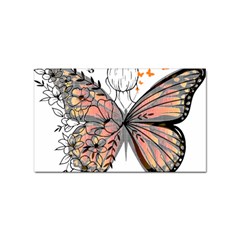 Butterflies T- Shirt Butterfly T- Shirt Sticker Rectangular (100 Pack) by JamesGoode