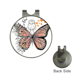 Butterflies T- Shirt Butterfly T- Shirt Hat Clips With Golf Markers by JamesGoode