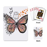 Butterflies T- Shirt Butterfly T- Shirt Playing Cards Single Design (Rectangle) Back