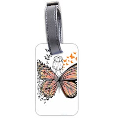 Butterflies T- Shirt Butterfly T- Shirt Luggage Tag (one Side) by JamesGoode