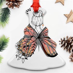 Butterflies T- Shirt Butterfly T- Shirt Ornament (christmas Tree) 