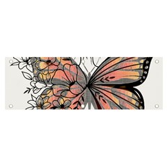 Butterflies T- Shirt Butterfly T- Shirt Banner And Sign 6  X 2  by JamesGoode