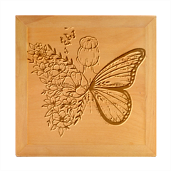 Butterflies T- Shirt Butterfly T- Shirt Wood Photo Frame Cube