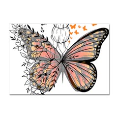 Butterflies T- Shirt Butterfly T- Shirt Crystal Sticker (a4) by JamesGoode