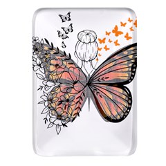 Butterflies T- Shirt Butterfly T- Shirt Rectangular Glass Fridge Magnet (4 Pack) by JamesGoode