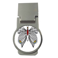 Butterfly Art T- Shirtbutterfly T- Shirt (1) Money Clips (round)  by JamesGoode