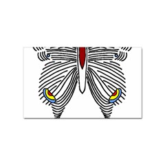 Butterfly Art T- Shirtbutterfly T- Shirt (1) Sticker Rectangular (100 Pack) by JamesGoode