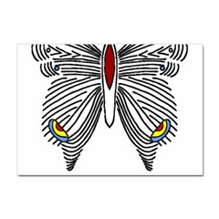 Butterfly Art T- Shirtbutterfly T- Shirt (1) Sticker A4 (100 Pack) by JamesGoode