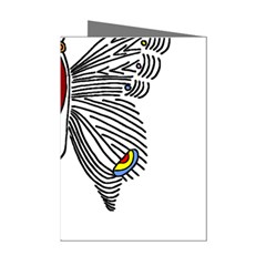 Butterfly Art T- Shirtbutterfly T- Shirt (1) Mini Greeting Cards (pkg Of 8)