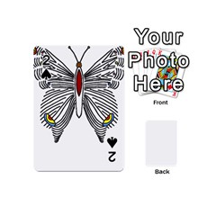 Butterfly Art T- Shirtbutterfly T- Shirt (1) Playing Cards 54 Designs (mini)