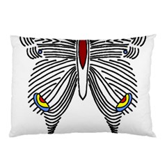 Butterfly Art T- Shirtbutterfly T- Shirt (1) Pillow Case (two Sides) by JamesGoode