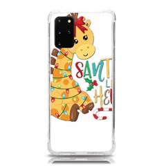 Giraffe T- Shirt Cute Giraffe T- Shirt Samsung Galaxy S20plus 6 7 Inch Tpu Uv Case by ZUXUMI