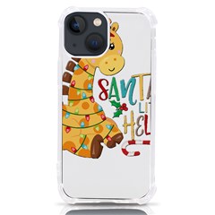 Giraffe T- Shirt Cute Giraffe T- Shirt Iphone 13 Mini Tpu Uv Print Case by ZUXUMI