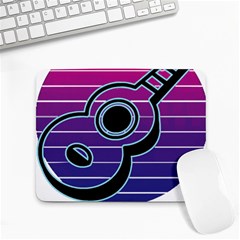 Girl Ukulele T- Shirt Ukulele Guitar T- Shirt Small Mousepad by ZUXUMI