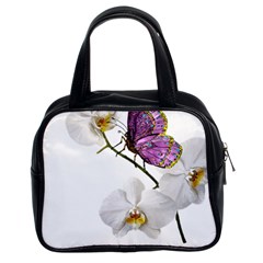 Butterfly Art T- Shirtbutterfly T- Shirt (2) Classic Handbag (Two Sides)