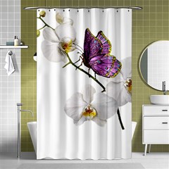 Butterfly Art T- Shirtbutterfly T- Shirt (2) Shower Curtain 48  x 72  (Small) 