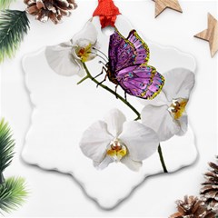 Butterfly Art T- Shirtbutterfly T- Shirt (2) Ornament (Snowflake)