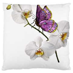 Butterfly Art T- Shirtbutterfly T- Shirt (2) Large Cushion Case (One Side)