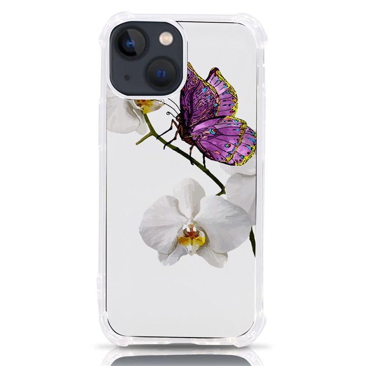 Butterfly Art T- Shirtbutterfly T- Shirt (2) iPhone 13 mini TPU UV Print Case