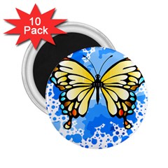 Butterfly Art T- Shirtbutterfly T- Shirt 2 25  Magnets (10 Pack)  by JamesGoode