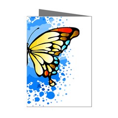 Butterfly Art T- Shirtbutterfly T- Shirt Mini Greeting Cards (pkg Of 8)