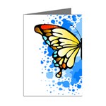 Butterfly Art T- Shirtbutterfly T- Shirt Mini Greeting Cards (Pkg of 8) Right