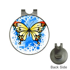 Butterfly Art T- Shirtbutterfly T- Shirt Hat Clips With Golf Markers by JamesGoode