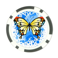 Butterfly Art T- Shirtbutterfly T- Shirt Poker Chip Card Guard (10 Pack) by JamesGoode