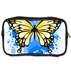 Butterfly Art T- Shirtbutterfly T- Shirt Toiletries Bag (one Side) by JamesGoode