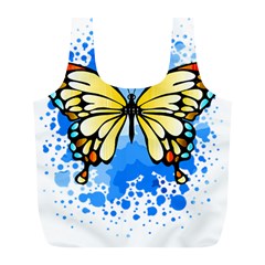 Butterfly Art T- Shirtbutterfly T- Shirt Full Print Recycle Bag (l) by JamesGoode