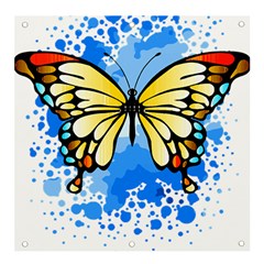 Butterfly Art T- Shirtbutterfly T- Shirt Banner And Sign 4  X 4  by JamesGoode