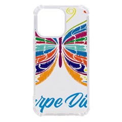 Butterfly Embroidery Effect T- Shirt Butterfly Embroidery Effect T- Shirt Iphone 13 Pro Tpu Uv Print Case by JamesGoode