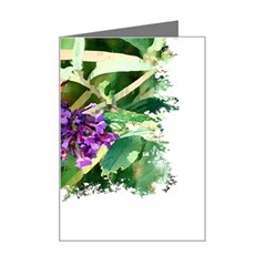 Butterfly T- Shirt Butterfly & Buddleia T- Shirt Mini Greeting Card by JamesGoode