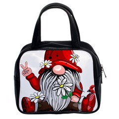 Gnome T- Shirt Let It Be Hippy Gnome T- Shirt Classic Handbag (two Sides) by ZUXUMI