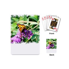 Butterfly T- Shirt Butterfly & Buddleia T- Shirt Playing Cards Single Design (mini)