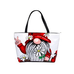 Gnome T- Shirt Let It Be Hippy Gnome T- Shirt Classic Shoulder Handbag by ZUXUMI