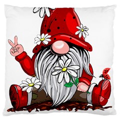 Gnome T- Shirt Let It Be Hippy Gnome T- Shirt Standard Premium Plush Fleece Cushion Case (one Side) by ZUXUMI