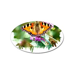 Butterfly T- Shirt Butterfly T- Shirt Sticker (oval)