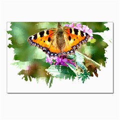 Butterfly T- Shirt Butterfly T- Shirt Postcard 4 x 6  (pkg Of 10) by JamesGoode