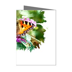 Butterfly T- Shirt Butterfly T- Shirt Mini Greeting Cards (pkg Of 8)