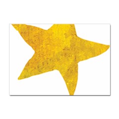 Gold Star T- Shirt Watercolor Gold Star T- Shirt Sticker A4 (100 Pack) by ZUXUMI