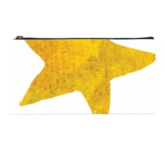 Gold Star T- Shirt Watercolor Gold Star T- Shirt Pencil Case by ZUXUMI