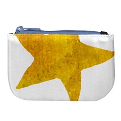 Gold Star T- Shirt Watercolor Gold Star T- Shirt Large Coin Purse