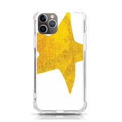 Gold Star T- Shirt Watercolor Gold Star T- Shirt Iphone 11 Pro 5 8 Inch Tpu Uv Print Case by ZUXUMI