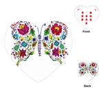 Butterfly T- Shirt Butterfly T- Shirt Playing Cards Single Design (Heart) Front